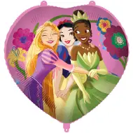 Disney+Principesse: Palloncino in foil a forma di cuore 46cm