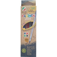 Eco Family Sfera set da 4 penne a sfera colorate punta 1 mm - Carioca