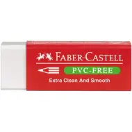 Faber-Castell: Gomma da cancellare in vinile bianco con filetto in PVC