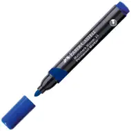 Faber-Castell: Pennarello indelebile blu a base di alcool con punta tonda