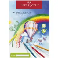 Faber-Castell: Quaderno da disegno A4, 100 fogli, 80g