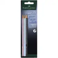 Faber-Castell: Set di 3 matite in grafite GRIP Sparkle Harmony "B"