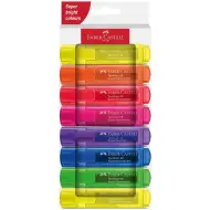 Faber-Castell: Set di 8 evidenziatori fluorescenti neon 1546