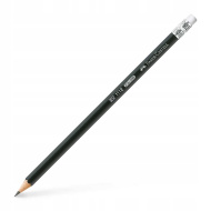 Faber-Castell: matita HB in grafite con gomma, 1 pz
