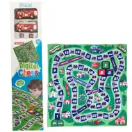 Gioco da tavolo con camion dei pompieri Tappeto da gioco 70x70cm