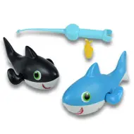 Gioco di pesca magnetico con squali da tirare su, con 2 squali