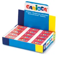 Gomma con custodia di carta 1 pezzo - Carioca