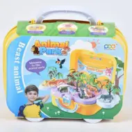 Grande set da gioco safari in valigia