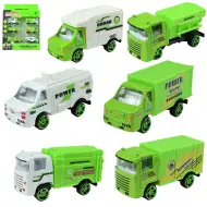 Greening Car: Set di 6 camion per la raccolta dei rifiuti