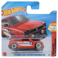 Hot Wheels: Honda Civic Custom 73 rosso modellino 1/64 - Mattel