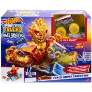 Hot Wheels: Monster Trucks Power Smashers set da pista mostro di fuoco - Mattel