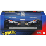 Hot Wheels Premium F1 Racing Bulls set da 2 macchinine in scala 1/64 – Liam Lawson #30 e Isack Hadjar #6 – Mattel