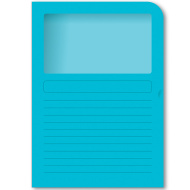 ICO: Cartella porta documenti premium blu formato A4