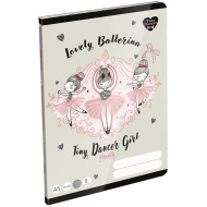 ICO: LizzySuli Lovely Ballerina Tiny Dancer quaderno a righe per la 2ª classe A/5 16-32