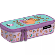 ICO: Lizzysuli Lollipop astuccio ovale con stampa di capibara 21,5x10,5x5,5 cm