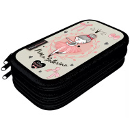ICO: Lizzysuli Tiny Dancer Ballerina astuccio a tre scomparti 21x14x5 cm