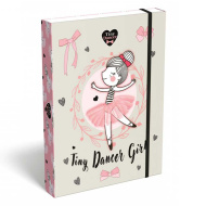 ICO: Lizzysuli Tiny Dancer Lovely Ballerina scatola per quaderni a fantasia A/5