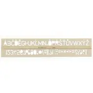 ICO: Stencil per lettere Koh-I-Noor 20mm