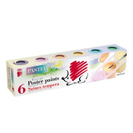 ICO: tempera in vasetti Süni, colori pastello, 6 x 25 ml