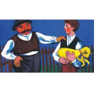 Il film diapositive dellagnello dal vello doro