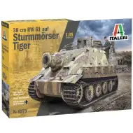 Italeri 1/35 38 cm RW 61 auf STURMMÖRSER TIGER modello di carro armato