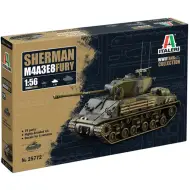 Italeri 1/56 M4A3E8 Sherman Fury modello di carro armato