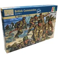 Italeri 1/72 Commandos Britannici kit di figure militari britanniche
