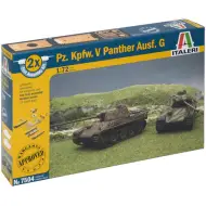 Italeri 1/72 Pz. Kpfw. V Panther Ausf. G Carro armato Panther set di modelli da 2 pezzi