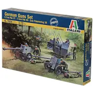 Italeri 1/72 Set di Cannoni Tedeschi modellini di artiglieria