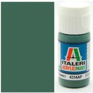 Italeri Flat Medium Green (4314AP) - Vernice opaca verde medio per modellismo 20ml