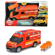 Iveco ambulanza rossa con luci e suoni 18cm - Dickie Toys