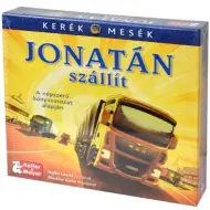 Jonatán consegna giochi da tavolo educativi.