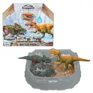 Jurassic World: Dino Reveal Battle Pack con 2 figure di dinosauro - Mattel