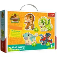 Jurassic World: Dolci dinosauri - Primo Baby puzzle da 3-4-5-6 pezzi - Trefl