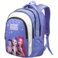 K-POP Demon Hunters zaino scolastico con 4 scomparti BPL58 40x29x19 cm