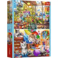 Larte della pittura puzzle 2x500 pezzi - Trefl