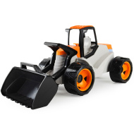 LENA: GIGA TRUCKS pala frontale gigante in arancione e beige, 67 cm