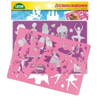 LENA: Principesse e fate stencil