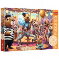 La vacanza dei capibara, puzzle da 100 pezzi – Trefl
