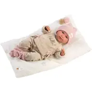 Llorens: Bambola piangente neonato Mimi di 40 cm con coperta