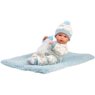 Llorens: Bimbo, bambola neonato da 35 cm con biberon e coperta