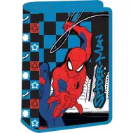 Luna: Astuccio portapenne di Spider-Man a 1 scomparto con patta ripiegabile, già fornito di materiale scolastico