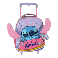 Luna: Disney Stitch Aloha zaino trolley per lasilo a 2 scomparti 27x10x31cm