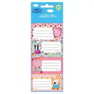 Luna: Etichette per quaderni Peppa Pig, confezione da 20 pezzi