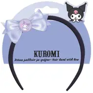 Luna: Fascia per capelli con fiocco a motivo Kuromi