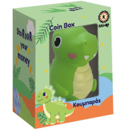 Luna: Kazura salvadanaio a forma di dinosauro 13x12x20 cm