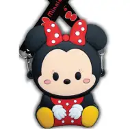 Luna: Portamonete a forma di Minnie Mouse 3D con tracolla