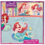 Luna: Principesse Disney - Set di cancelleria Ariel in borsa PVC