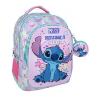 Luna: Zaino scolastico a 3 scomparti arrotondati Must Team Stitch Having a Blast, 32x18x43 cm