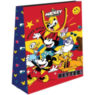 Luna: borsa regalo con stampa di Topolino e i suoi amici 33x12x45cm